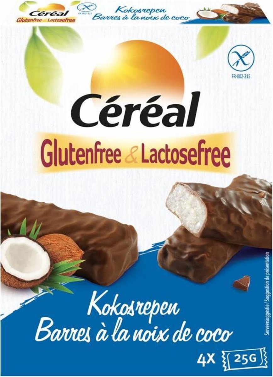 Cereal Kokosrepen Glutenvrij En Lactosevrij 4 x 25 gr