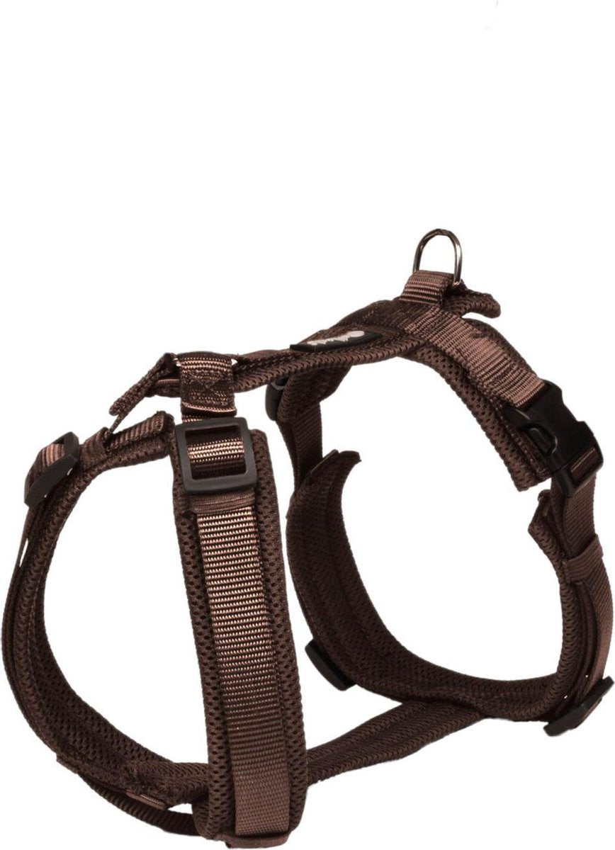Hondentuig Petlando Mesh Y-Comfort Harness L Mokka Buikomtrek: 56-82 cm