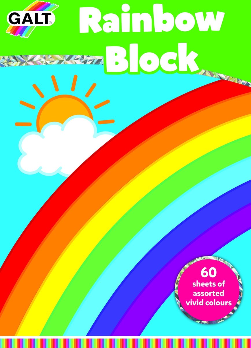 Galt Schetsblok Regenboog 29