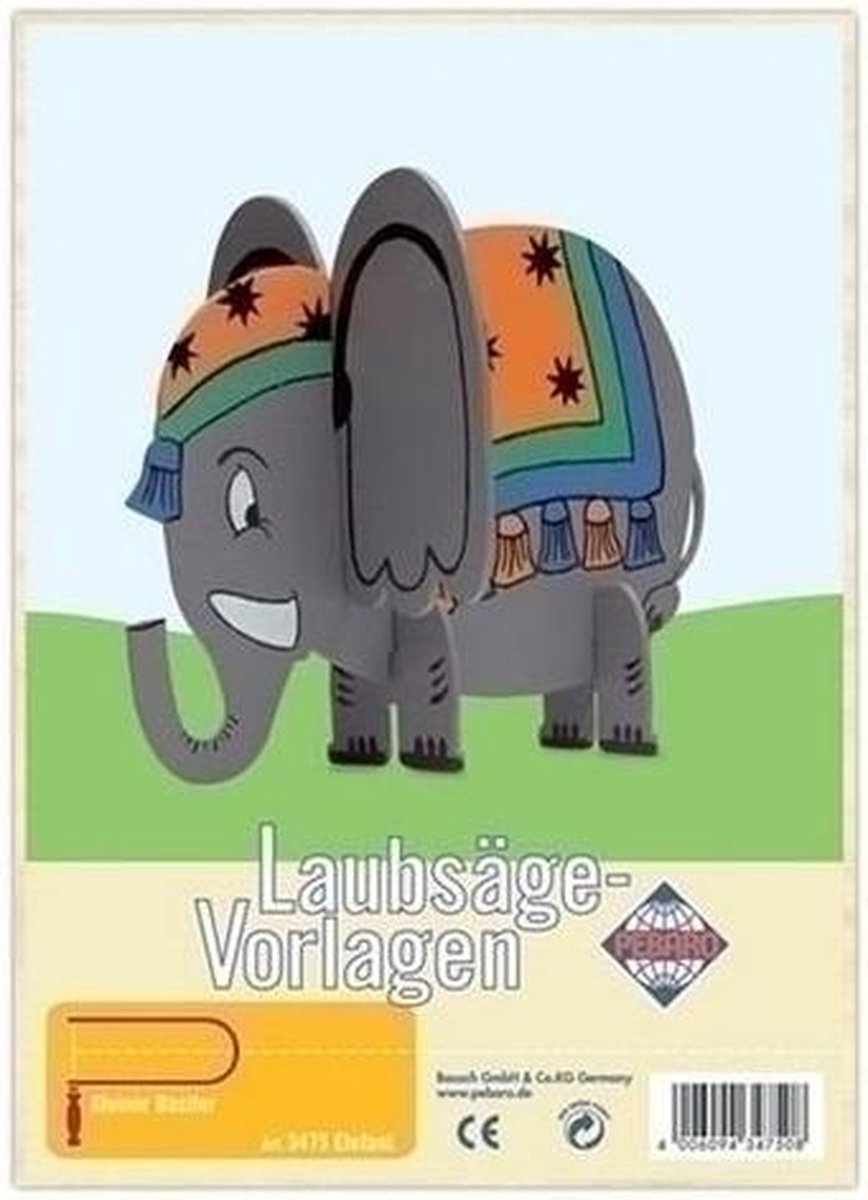 Pebaro Figuurzaag Patroon Olifant