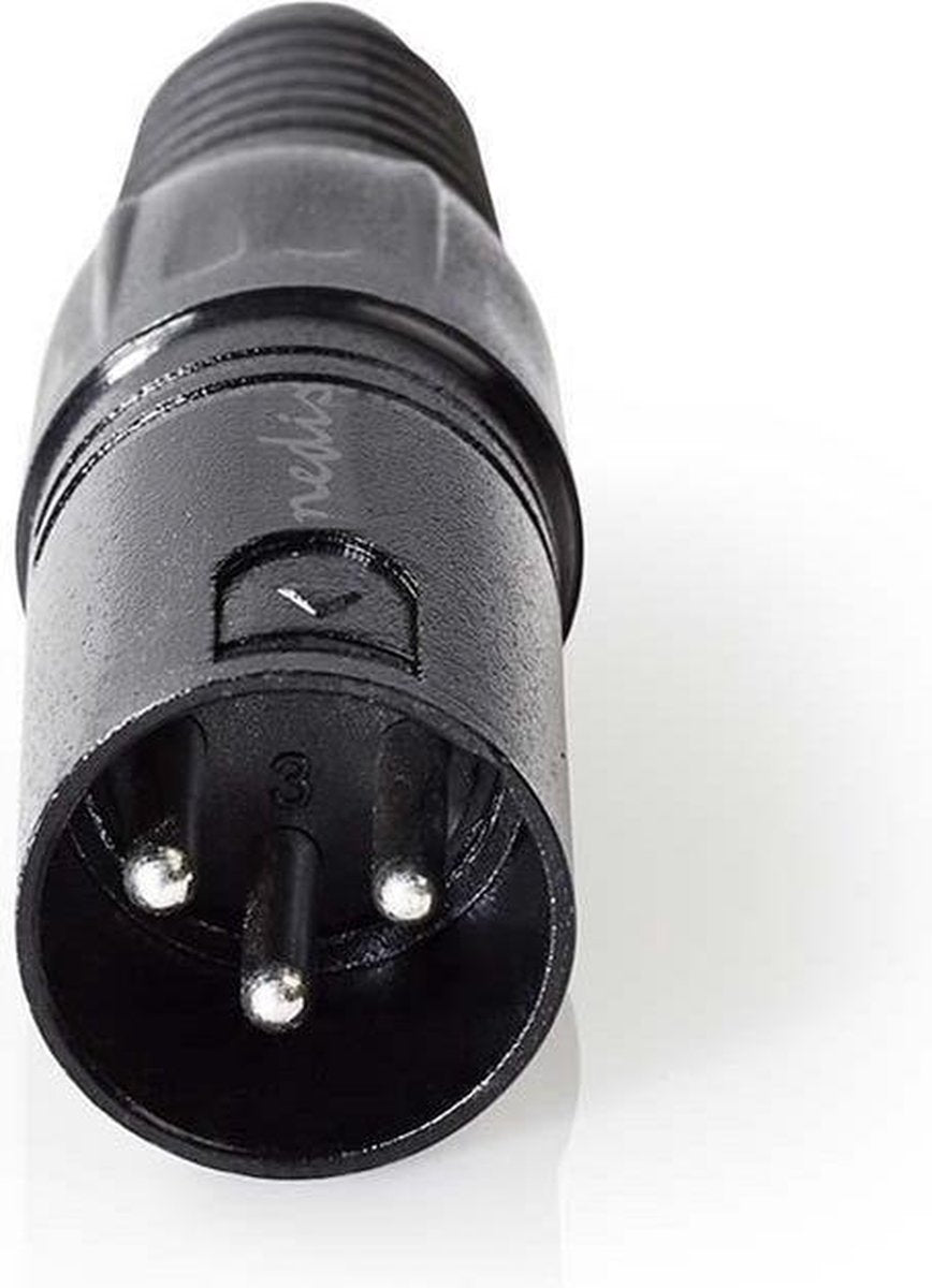 XLR-Connector | XLR 3-pins male | Zwart