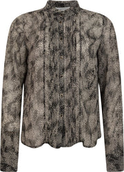 Tramontana | Blouse met Print | Print Blacks | Maat M | Blouse Dames Volwassen
