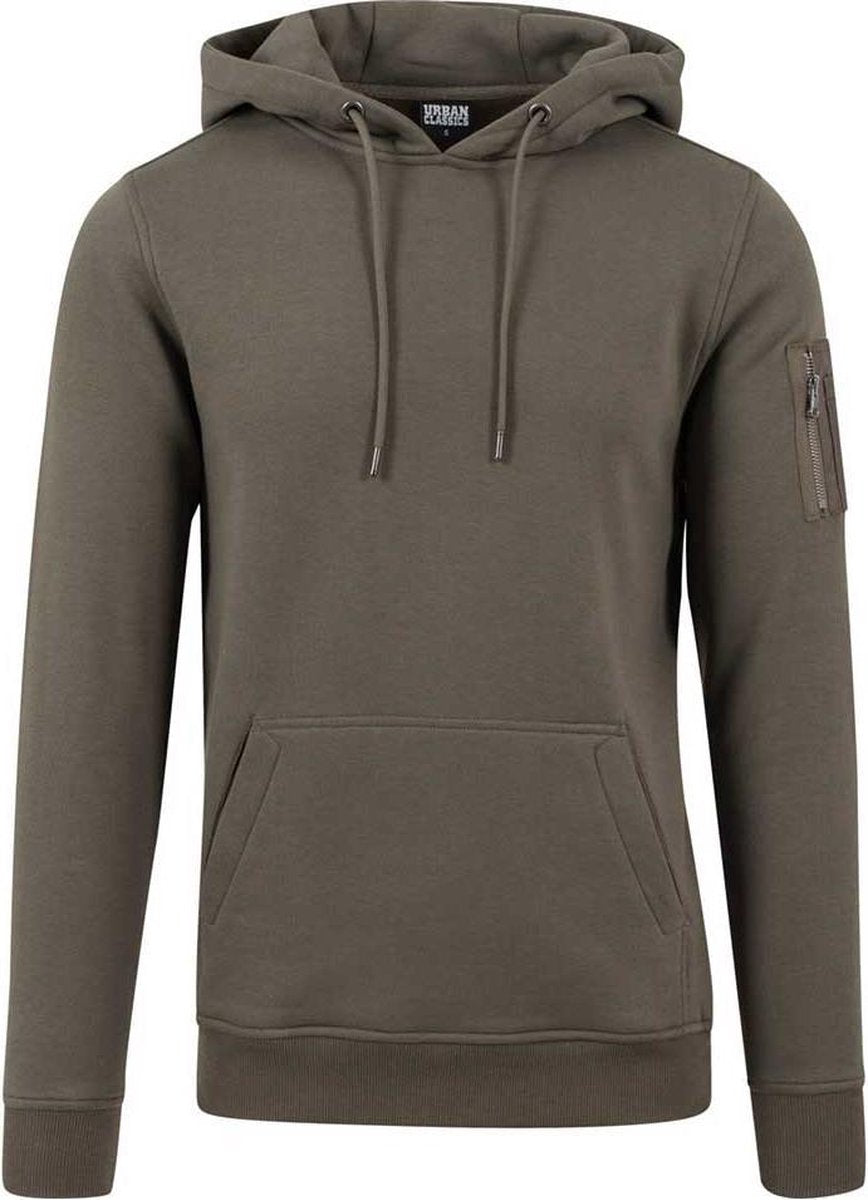 Urban Classics Sweater/trui -S- Sweat Bomber Groen