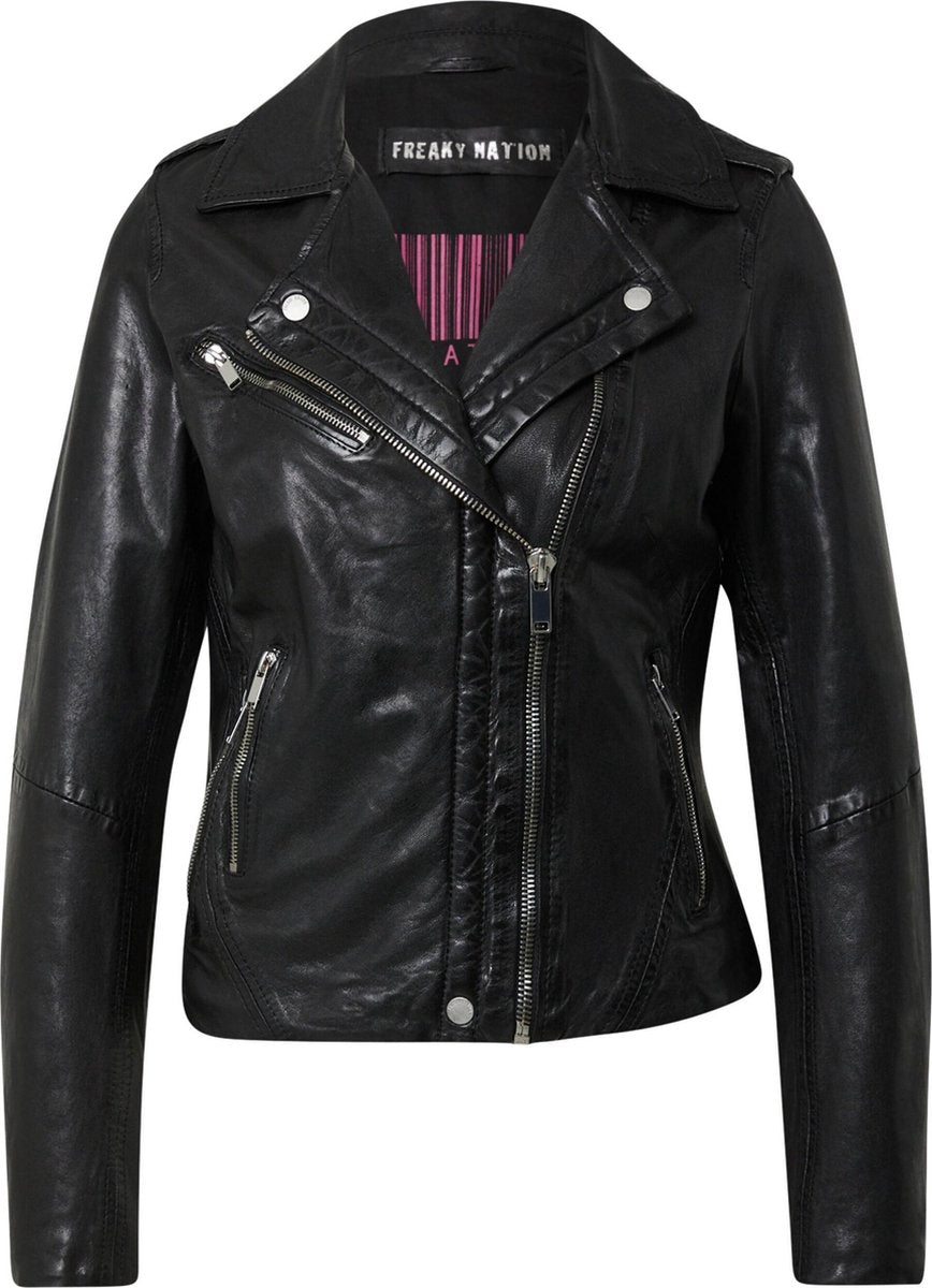 Freaky Nation tussenjas my luck Zwart-S (M)