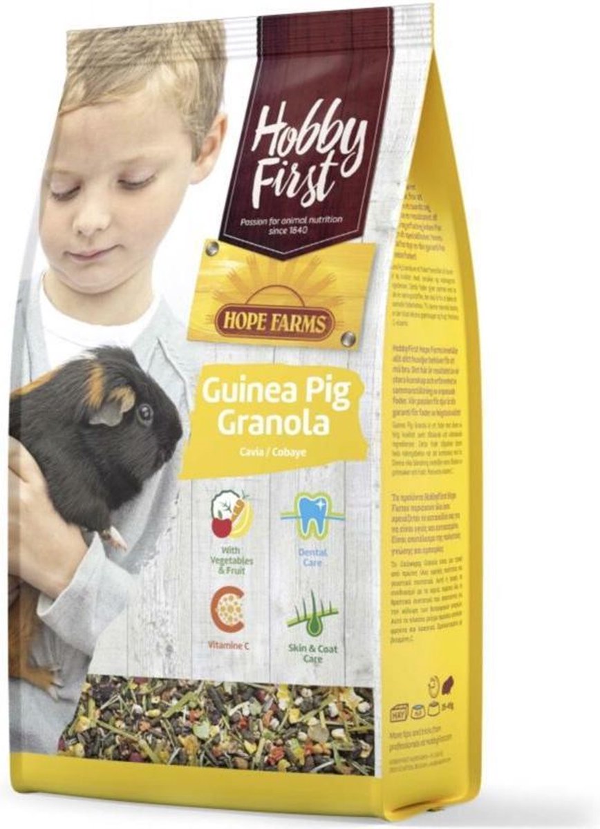6x Hobby First Hope Farms Cavia Granola 800 gr