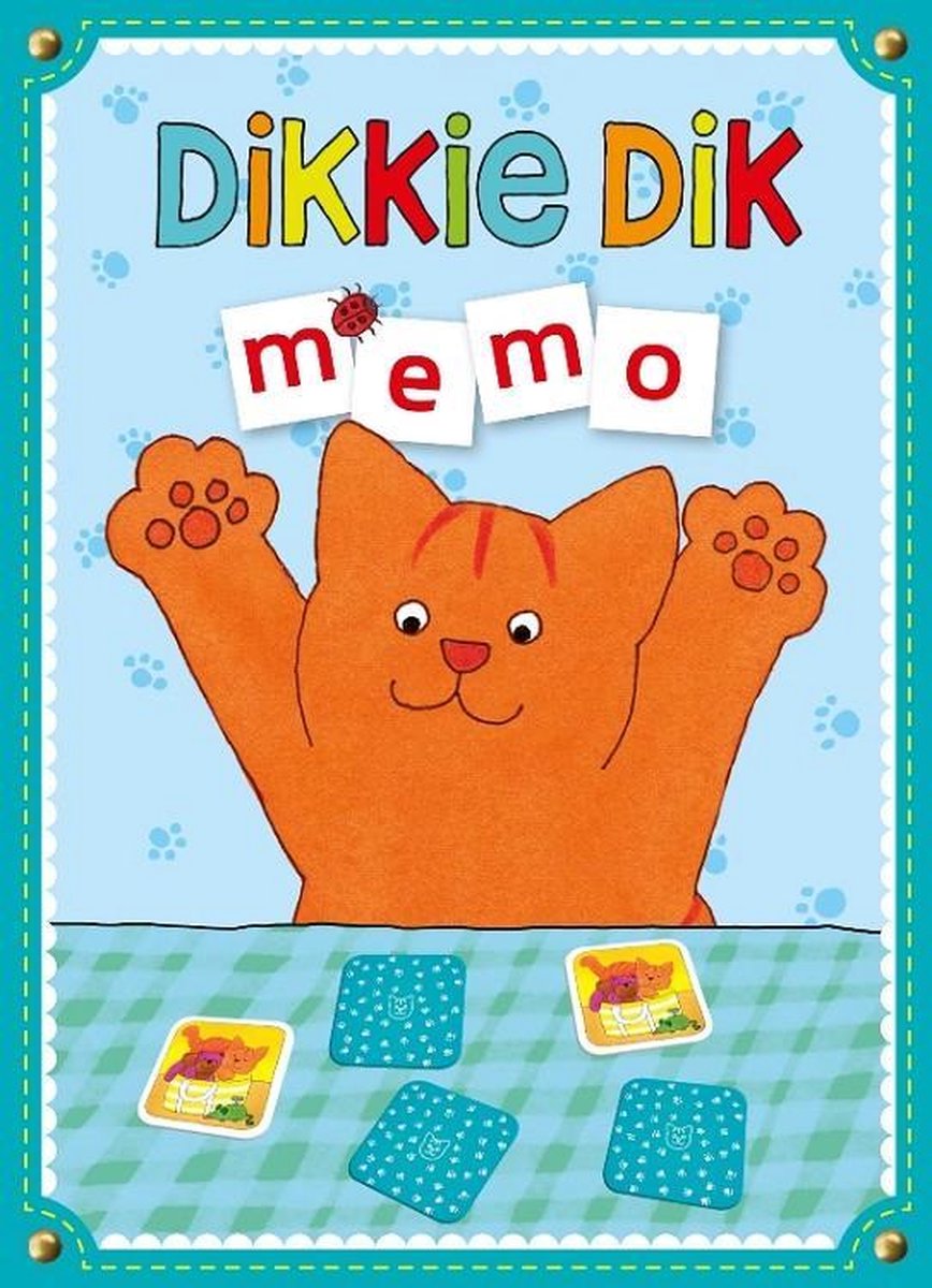 Dikkie Dik - Dikkie Dik spel in blik: Geheugenspel. 3+