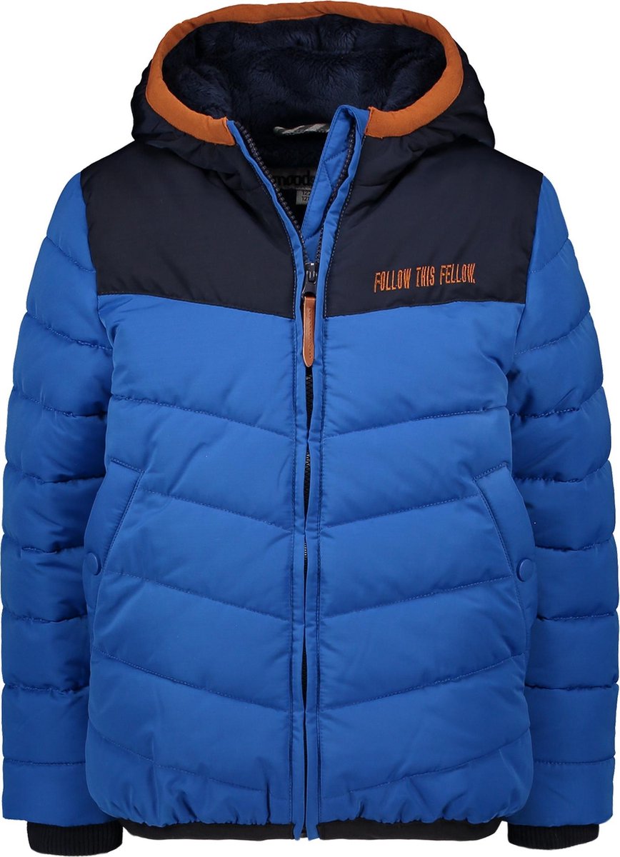 Moodstreet Jongens Winterjas - Sporty Blue - Maat 104