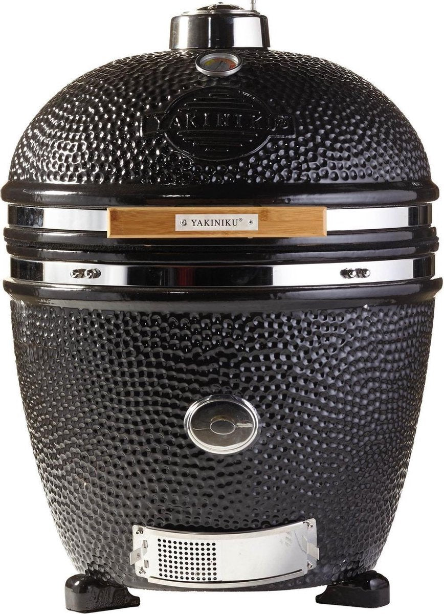 Yakiniku Barbecue Houtskool 22 Inch Keramiek/rvs Zwart