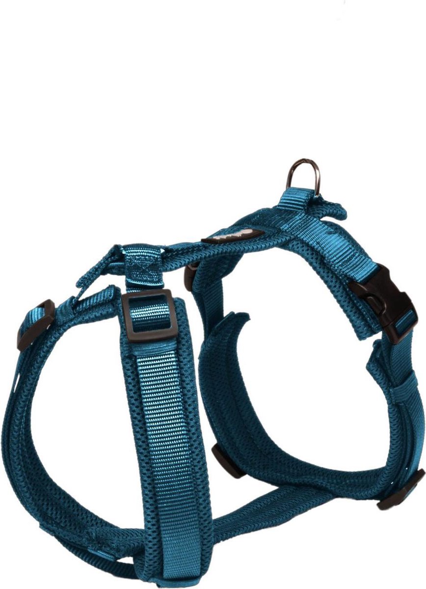 Hondentuig Petlando Mesh Y-Comfort Harness M Petrol Buikomtrek: 50-74 cm