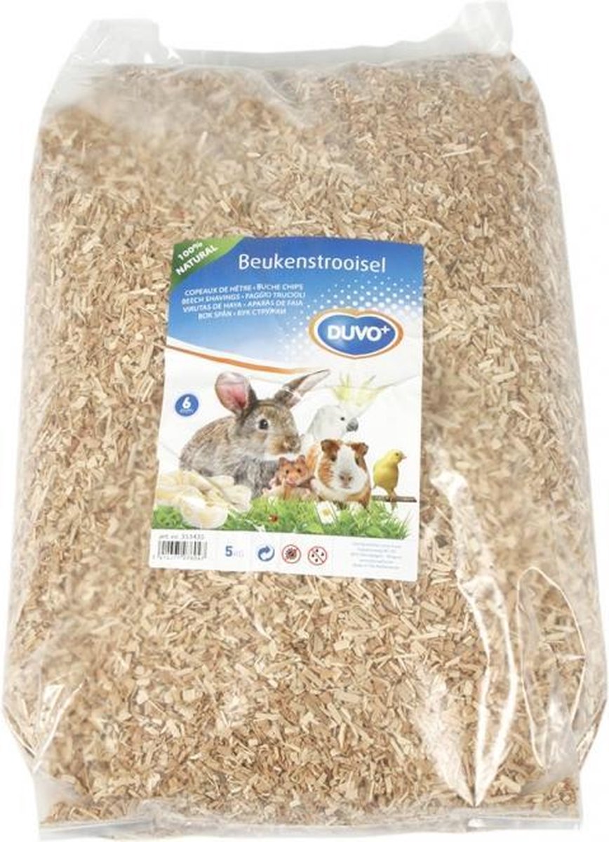 Beukenstrooisel 6mm 15 Kilo