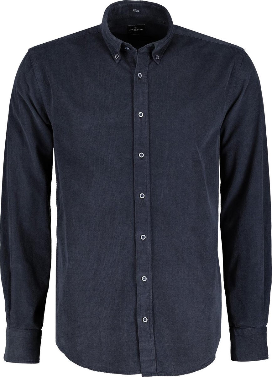 Jac Hensen Overhemd - Modern Fit - Blauw - 4XL Grote Maten