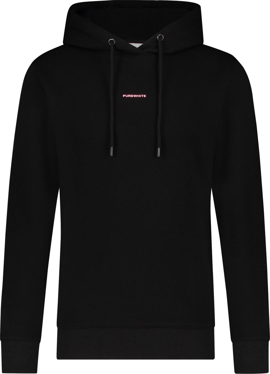 Purewhite 3D Triangle Hoodie - Black - Regular fit