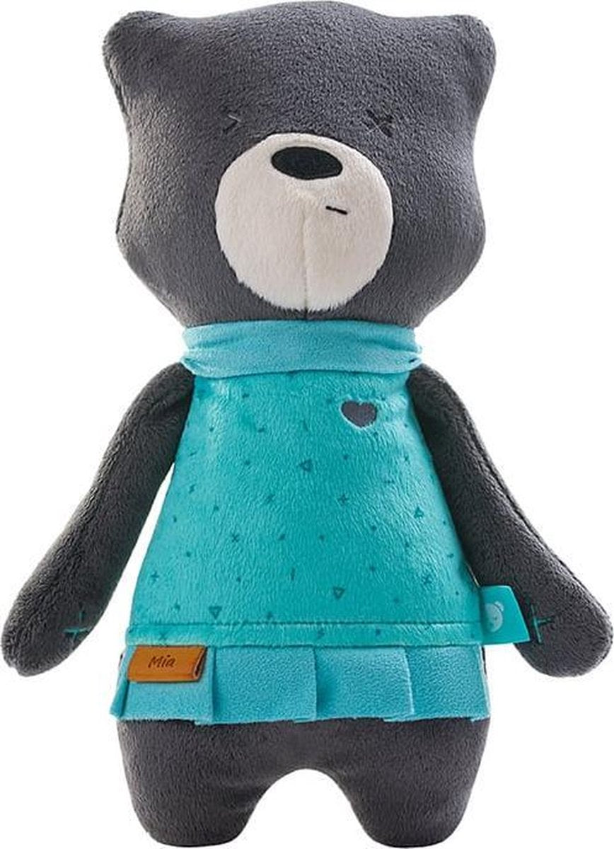 Myhummy Slaapsensor Premium Plus Junior 36 Cm Zwart/turquoise