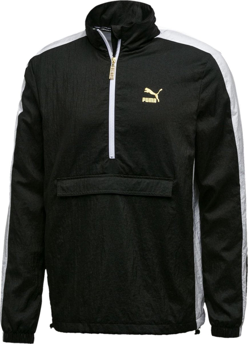 Puma Sportjack T7 Bboy Heren Polyester/nylon Zwart/wit Maat L