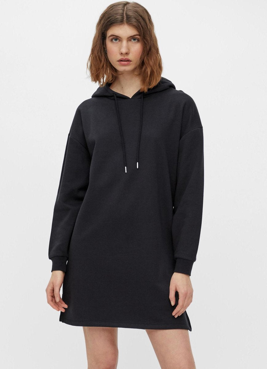 PCCHILLI SWEAT DRESS - Black - Maat XS