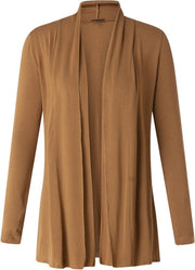 YESTA April Short Vest - New Brown - maat 3(52)