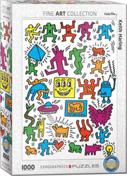 Eurographics puzzel Collage - Keith Haring - 1000 stukjes