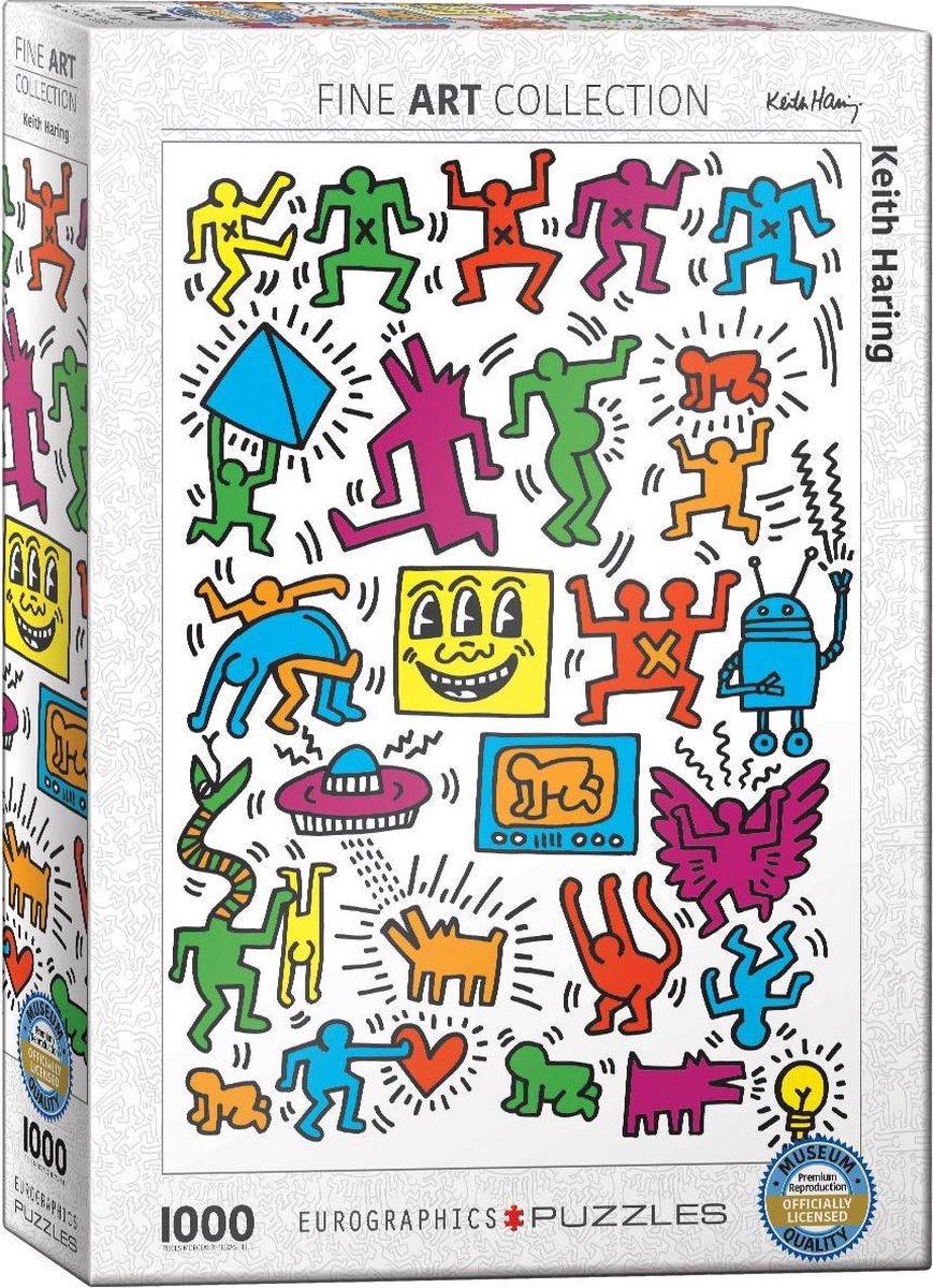 Eurographics puzzel Collage - Keith Haring - 1000 stukjes
