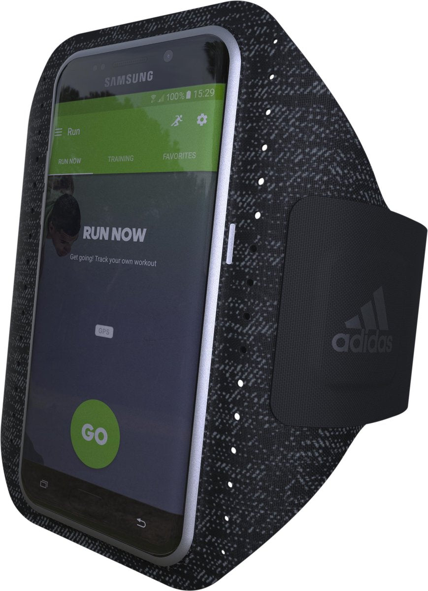 Adidas running band - zwart - voor Samsung Galaxy S8