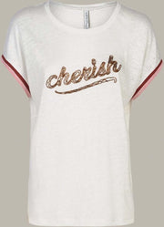 3s4423-30154 - Tee short slv cherish - Shell Maat : XL