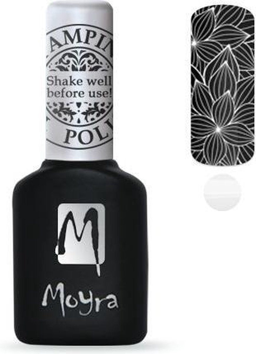 Moyra Stamping Gel Polish 10ml SGP03 WHITE