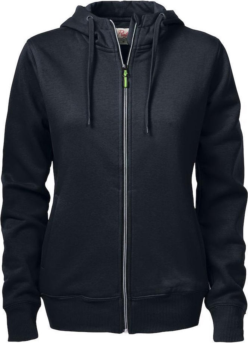 Printer Hooded Sweat Vest Overhead Lady 2262052 Zwart - Maat M