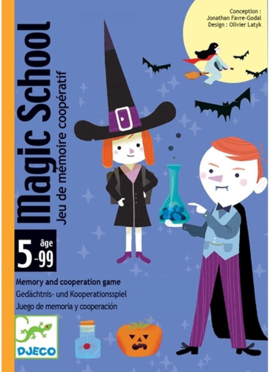 Djeco - Kaartspel - Magic school