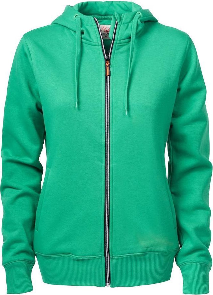 Printer Hooded Sweat Vest Overhead Lady 2262052 Frisgroen - Maat XL