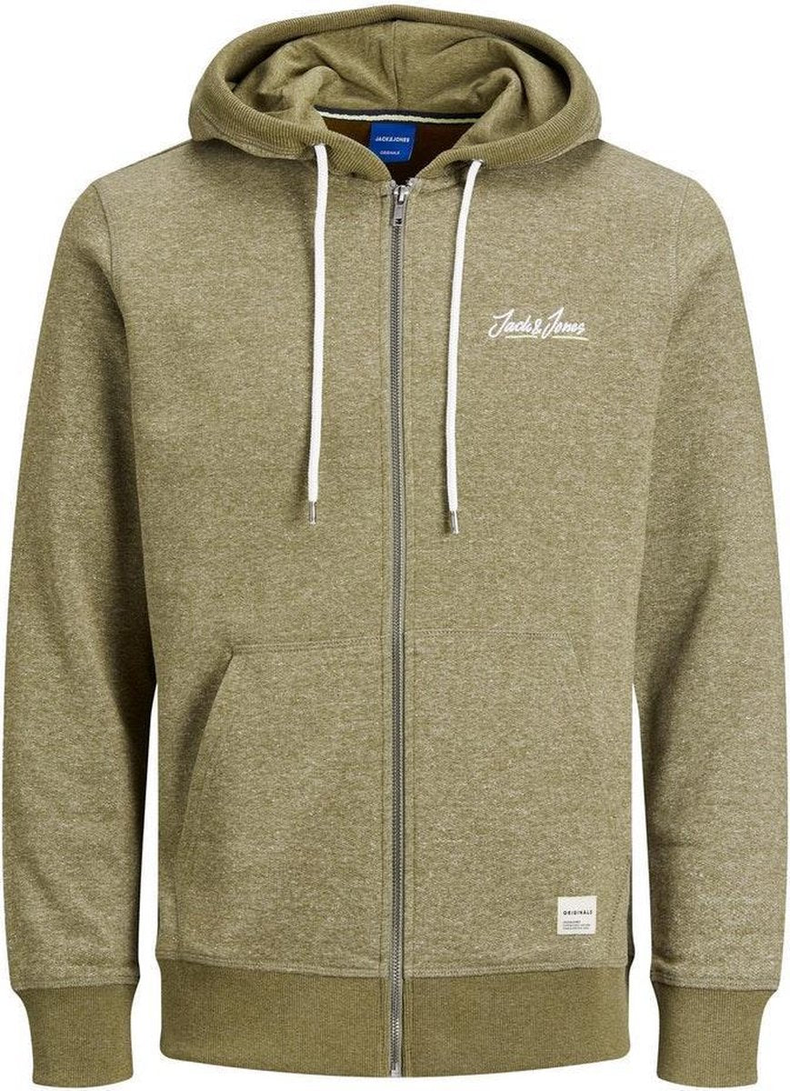 Jortons Sweat Zip Hood Aut Sn 12193672 Martini Olive