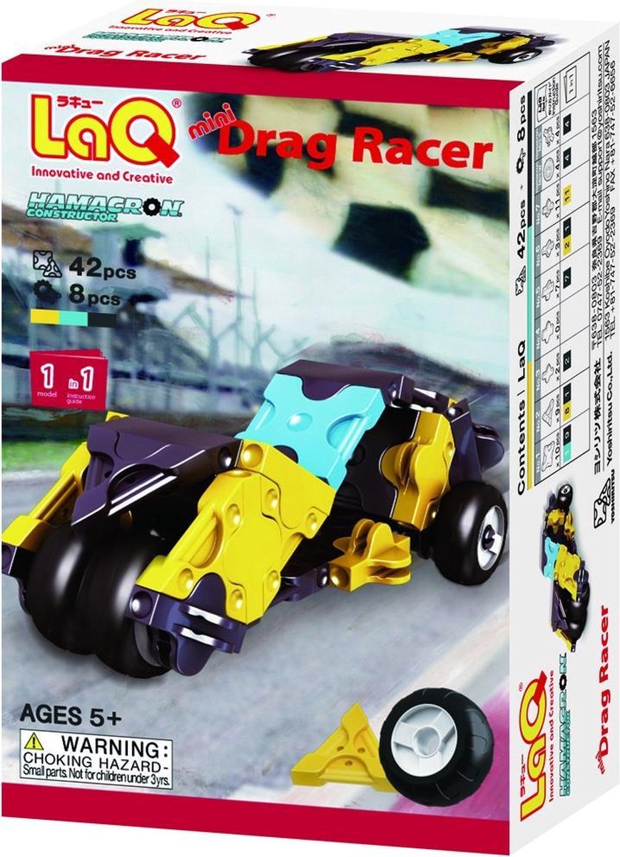 LaQ Hamacron Constructor Mini Drag Racer