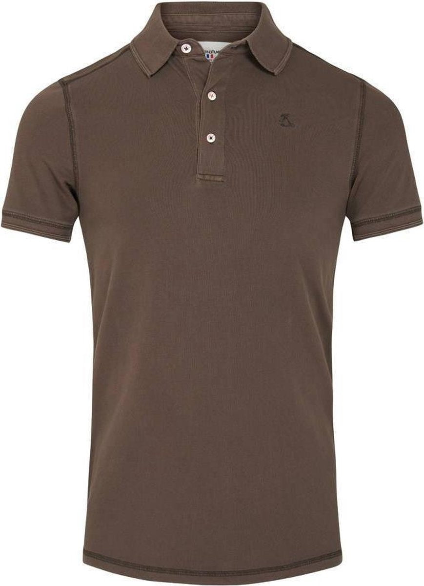 Ramatuelle Polo Heren - South Beach Polo donkere kleuren - Maat XXL  - Kleur  Bruin  / Coffee