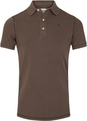 Ramatuelle Polo Heren - South Beach Polo donkere kleuren - Maat M  - Kleur  Bruin  / Coffee