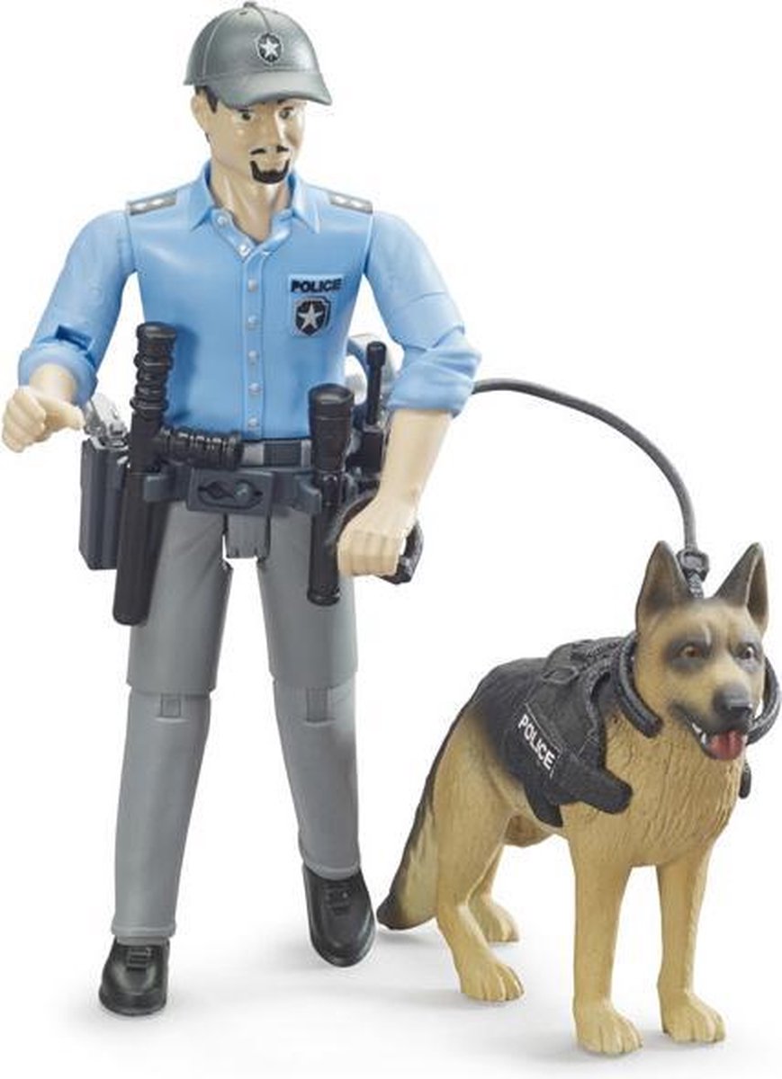 Bruder bworld Politie met hond (62150)