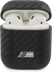 BMW Apple Airpod - Airpod 2 zwart AirPods Case - Carbon Metal Logo