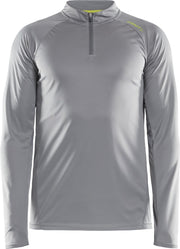 Craft Eaze Ls Half Zip Tee Heren Sportshirt - Monument - Maat XXL