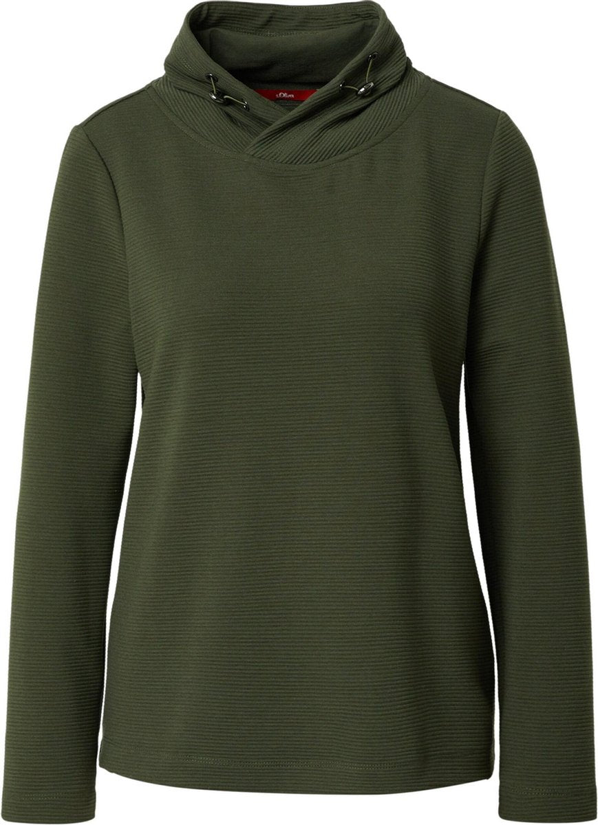 S.oliver sweatshirt Kaki-36 (S)