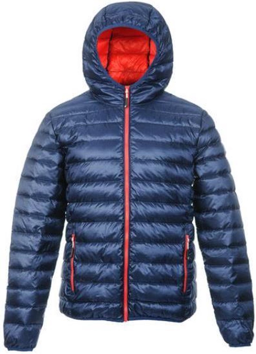 Alvivo Outdoorjas Glasgow Heren Nylon Blauw/rood Maat 3xl