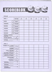 DLP - Scoreblok voor Yahtzee
