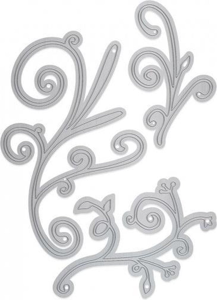 Tonic Studios Die -  Essentials Fanciful Frond Die Set 2429E