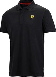 Scuderia Ferrari Men Classic Polo Black-5 L