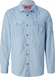 CRAGHOPPERS - Adventure - nosilfe - LSl shirt - fogle blue - maat M