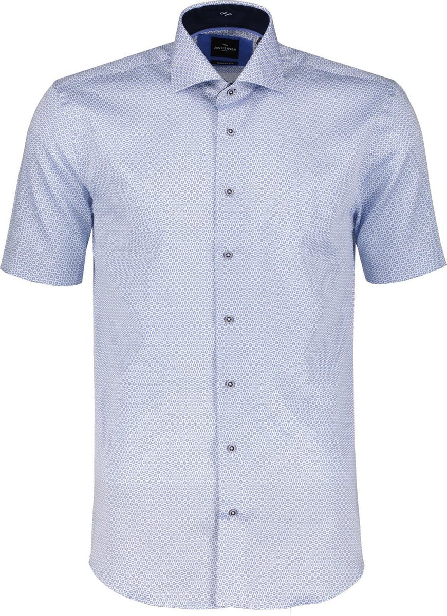Jac Hensen Overhemd - Modern Fit - Blauw - 48