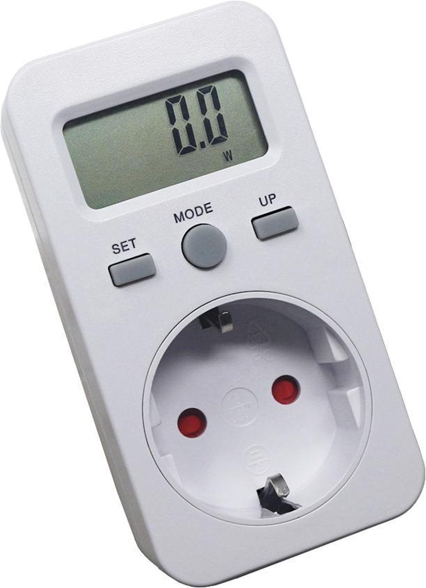 Digitale Wattmeter met LCD-scherm AC 230V 16A 3680W