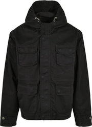 Urban Classics Jacket -M- Cotton Field Zwart