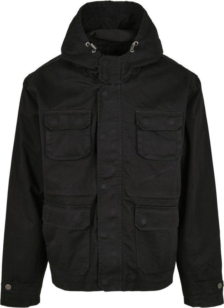 Urban Classics Jacket -M- Cotton Field Zwart