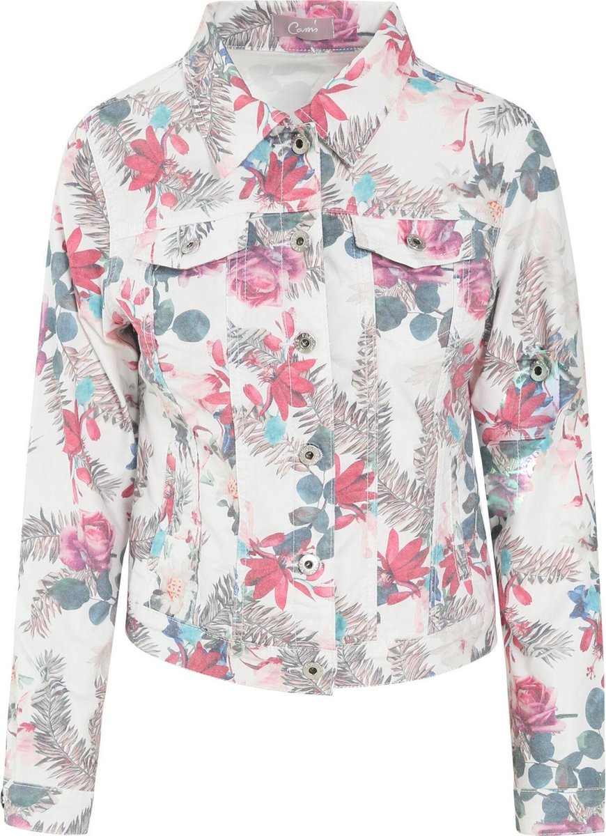 Cassis - Jasje met bloemenprint - Roze