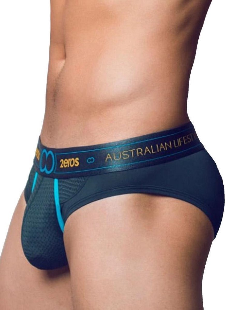2EROS Aktiv NRG Brief Radient Blauw - MAAT S - Heren Ondergoed - Heren Slips - Slip