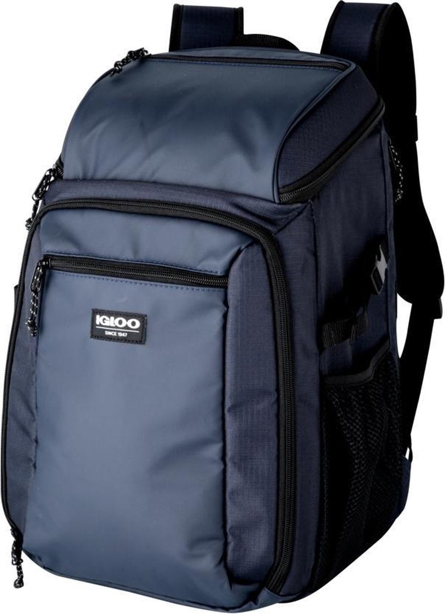 Igloo Gizmo koelrugzak - 30 Blikjes - Blauw