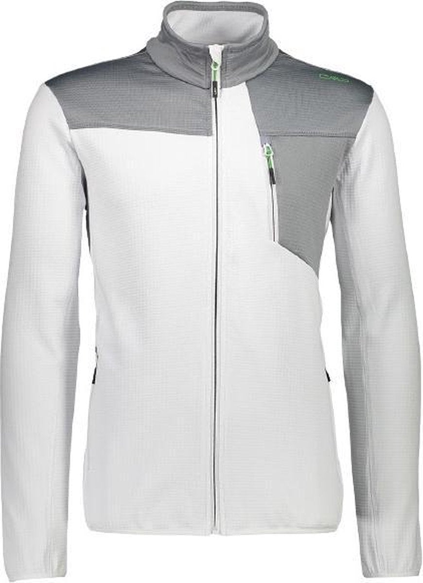 Cmp Outdoorvest Grid-tech Fleece Heren Polyester Lichtgrijs Maat Xxl