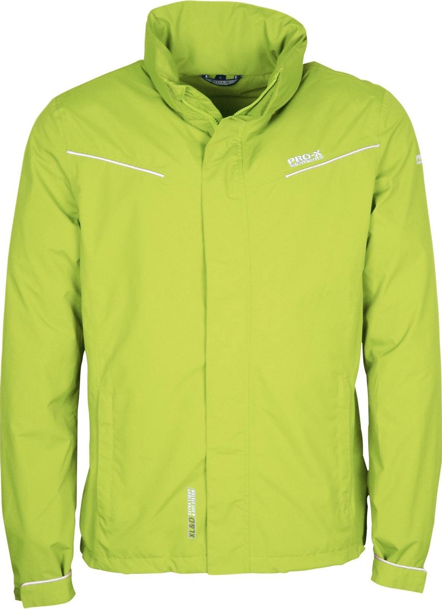 Pro-x Elements Outdoorjas Dexter Heren Polyamide Lime Mt 3xl